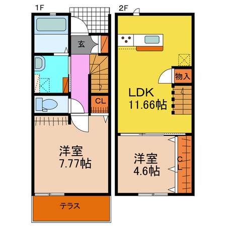 ｃｏｃｏｒｕの物件間取画像